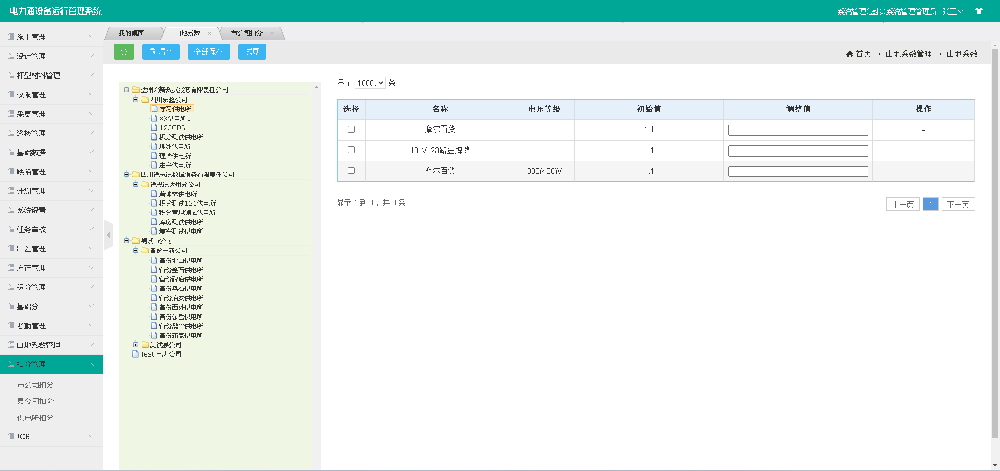 電廠積分(fēn)項目